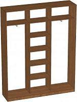 Шкаф купе 3 двери 2200х450х2300мм (2 Вешало, 1 Полки)