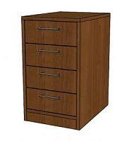 тумба приставная 4 ящика 440х450х750мм