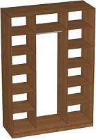 Шкаф купе 3 двери 2000х450х2300мм (1 Вешало, 2 Полки)