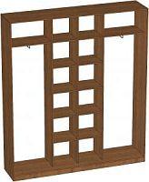 Шкаф купе 3 двери 2200х450х2300мм (2 Вешало, 2 Полки)