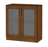 шкаф низкий 700х350х750мм (закрытый стекло)