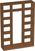 Шкаф купе 3 двери1800х450х2300мм (1 Вешало, 2 Полки)