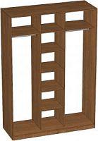 Шкаф купе 3 двери 2000х450х2300мм (2 Вешало, 1 Полки)