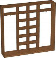 Шкаф купе 4 двери 2400х450х2300мм (2 Вешало, 2 Полки)