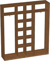 Шкаф купе 3 двери 2200х600х2300мм (2 Вешало, 2 Полки)