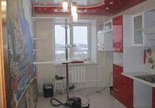 Кухонный гарнитур прямой с изгибом:  4800 мм