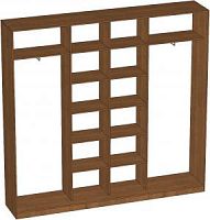 Шкаф купе 4 двери 2400х600х2300мм (2 Вешало, 2 Полки)