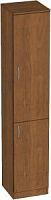 шкаф 350х350х1800мм (3 закр. + 2 закр. и 4 полками)