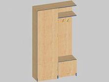 прихожая 800х350х2000мм (Без зеркало)