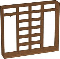 Шкаф купе 4 двери 2600х600х2300мм (2 Вешало, 2 Полки)