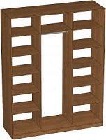 Шкаф купе 3 двери 2400х450х2300мм (1 Вешало, 2 Полки)