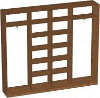 Шкаф купе 4 двери 2600х450х2300мм (2 Вешало, 2 Полки)