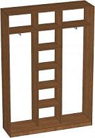 Шкаф купе 3 двери1800х600х2300мм (2 Вешало, 1 Полки)