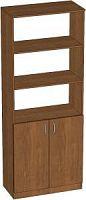шкаф 700х350х1800мм (3 откр. + 2 закр. и 4 полками)