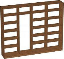 Шкаф купе 4 двери 2800х450х2300мм (1 Вешало, 3 Полки)