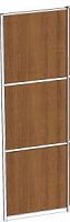 дверь купе с роликами, шлегелем и комплектом направляющих 600х2200мм (ЛДСП 3 секции)