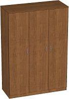 Шкаф 1250х500х1800мм (3-х дверный, со штангой и полками)