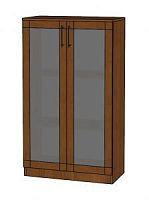 шкаф низкий 700х350х1200мм (3закр. стекло)