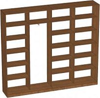Шкаф купе 4 двери 2400х600х2300мм (1 Вешало, 3 Полки)