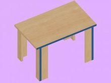 стол обеденный 1200х700х750мм (ЛДСП)